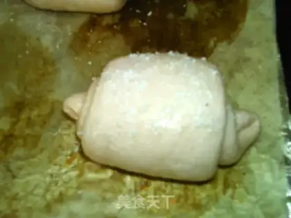 Make Little roll of cream step 10