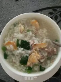 Make Mustard shrimp with thin porridge step 7