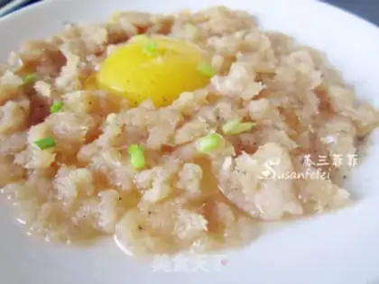 Make Chicken steamed eggs step 4