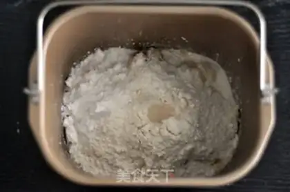Make Black sesame milk toast step 2