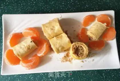 Make Rich gold pine rolls step 10