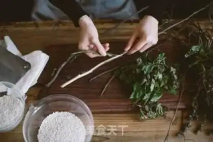 Make Five-colour rice rice step 1