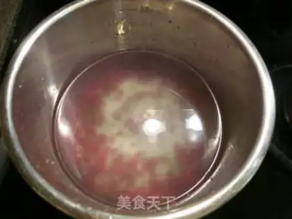 Make Red bean green congee step 1