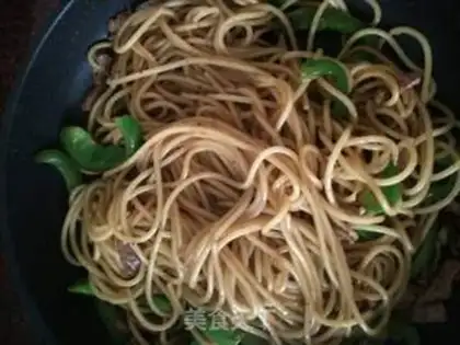 Make Black pepper beef and pasta step 5