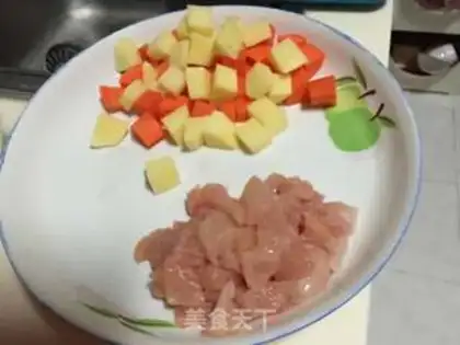 Make Little bear curry step 3