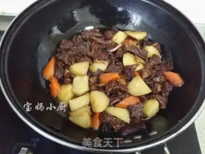Make Potato-burning cow step 12