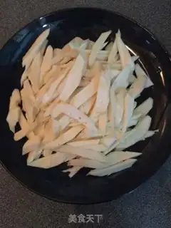 Make White mushroom fried meat step 0
