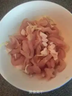 Make White mushroom fried meat step 2
