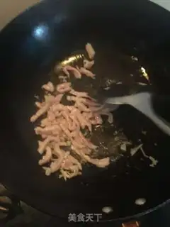 Make White mushroom fried meat step 3