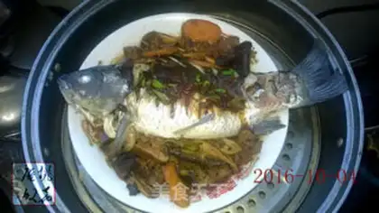 Make Fat sheep steam fish step 5
