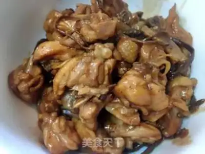 Make Tea mushroom chicken step 5