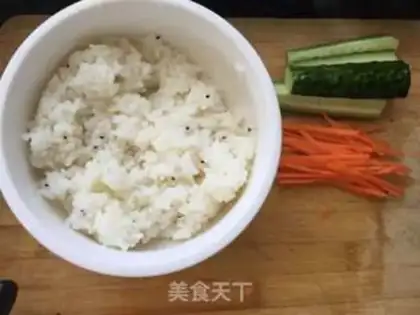 Make Weak tuna sushi step 1