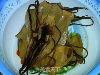 Make Dried squid step 2