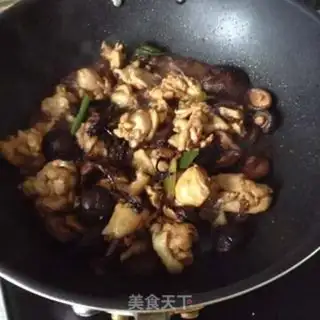 Make Chicken stew mushrooms step 5