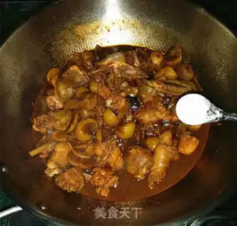 Make Chestnut is burning chicken step 10