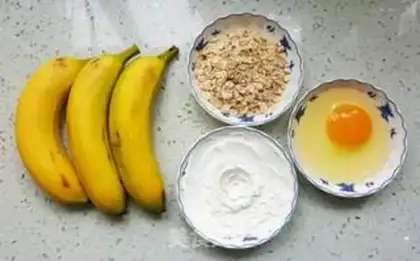 Make oatmeal fried bananas step 0