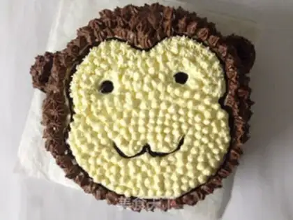 Make Sweet little monkey cake step 13