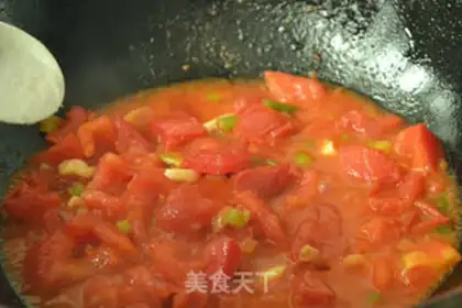 Make Tomato egg noodles step 8