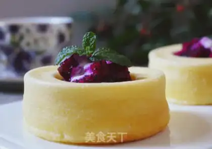 Make Yogurt fruit cake step 13