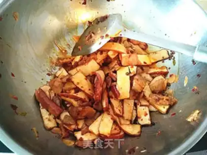 Make Go back to the pot and dry the beans step 9