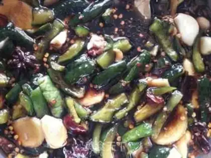 Make cucumber pickles step 6