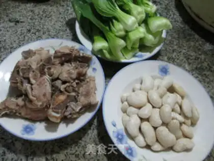Make White soybean broth step 0