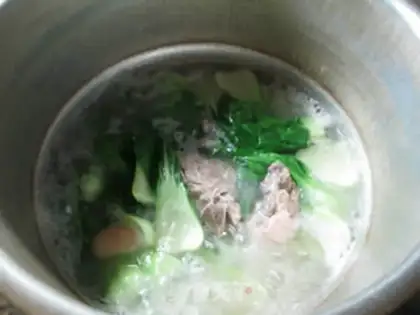 Make White soybean broth step 5