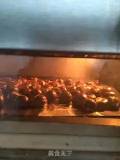 Make Roast oven honey chestnuts step 1
