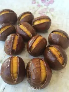 Make Roast oven honey chestnuts step 2