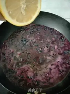 Make Blueberry jam step 3