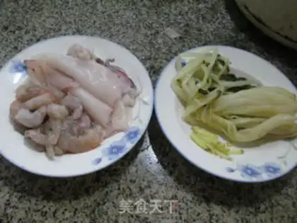 Make Pickles and seafood step 0