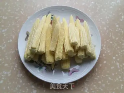 Make Corn fried meat step 0