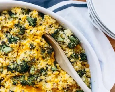 Make Cheese and broccoli rice step 3