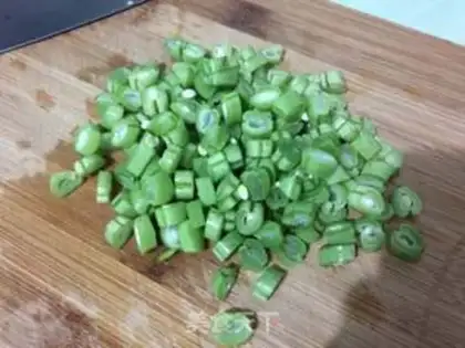 Make Lunch, egg, fried rice step 0