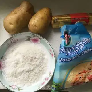 Make Coconut cheese potato ball step 0