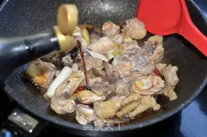 Make Chicken stew mushrooms step 5