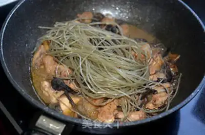 Make Chicken stew mushrooms step 8
