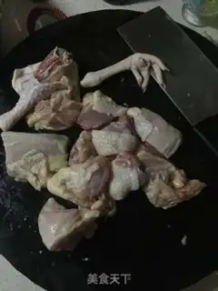 Make Coconut chestnut chicken step 2