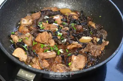 Make Chicken stew mushrooms step 9