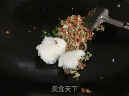 Make Fry rice step 3