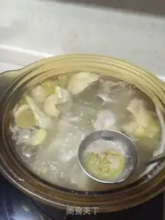 Make Coconut chestnut chicken step 5