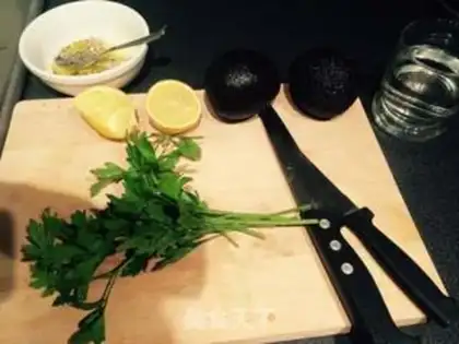 Make Cream oil and fruit salad step 1