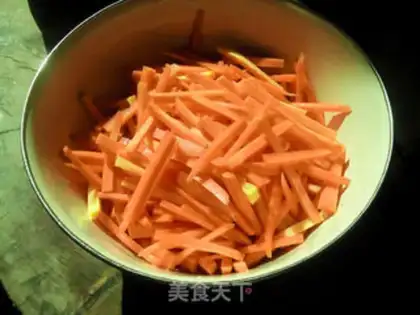 Make Carrot fried eggs step 0