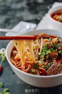 Make Spicy beef noodles step 6