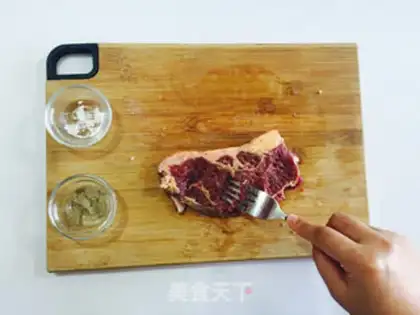Make Vegetable sauce steak step 0
