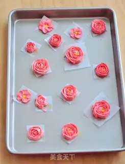Make A bouquet of rainbow cake step 11