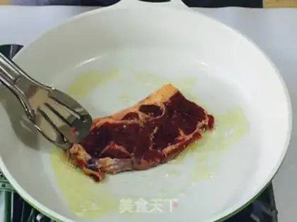 Make Vegetable sauce steak step 2