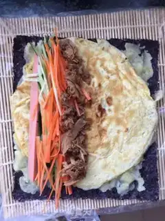 Make High-fry potato mashed sushi step 5