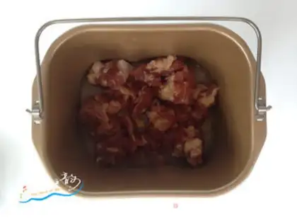 Make Bread-lined ostrich rice step 6