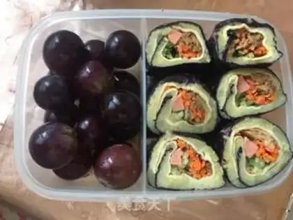Make High-fry potato mashed sushi step 12